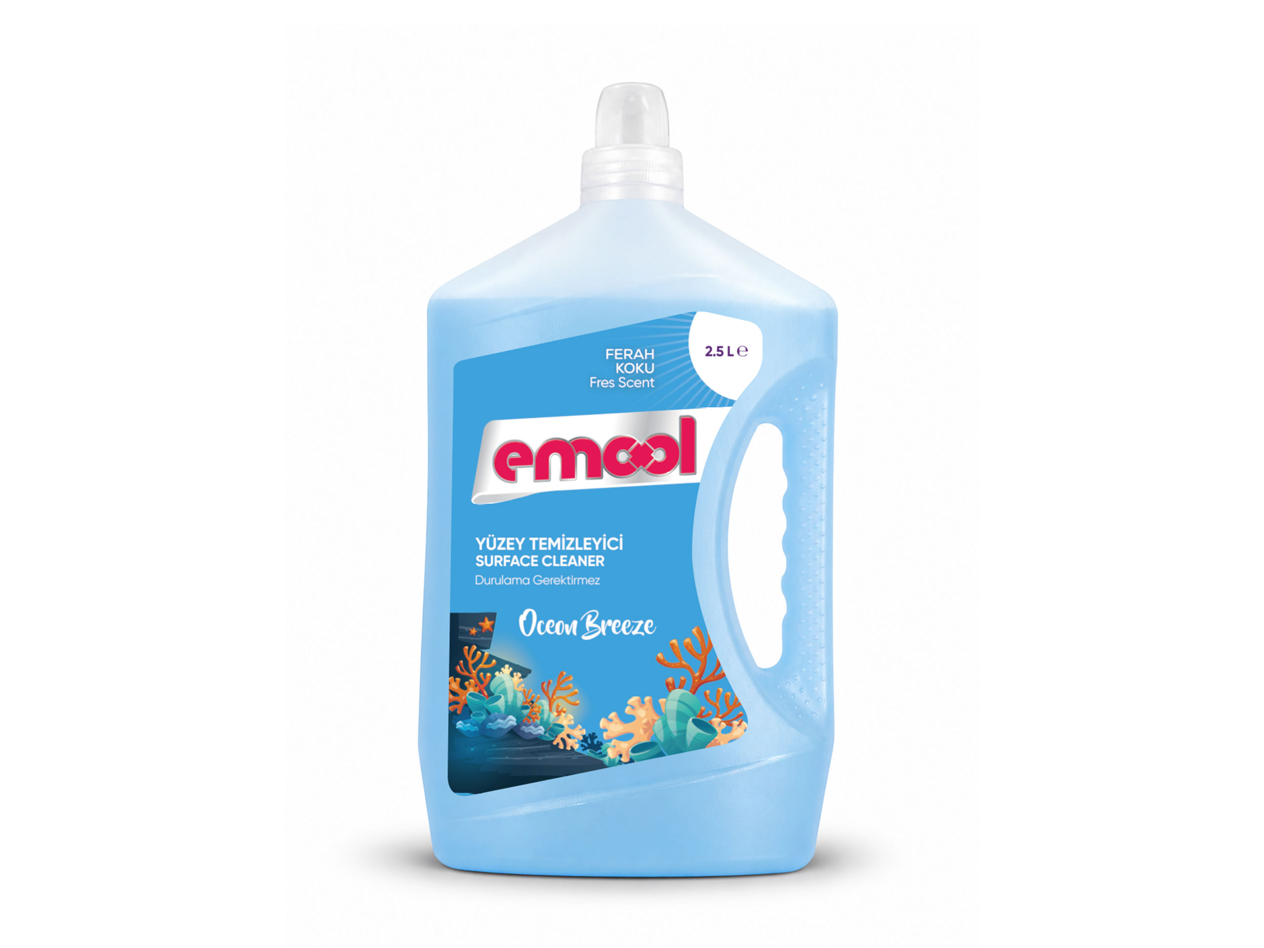 Emool Ocean Breeze Yüzey Temizleyici 2500 ml | Emool Deterjan | Çamaşır Suyu, Yüzey Temizleyici, Gider Açıcı ve Hijyen Ürünleri Üreticisi | Yerli Temizlik ve Hijyen Ürünleri Üreticisi